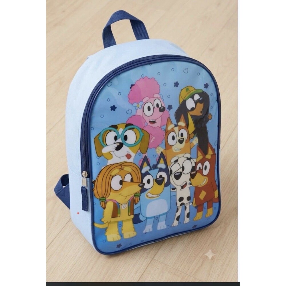 New Bluey & Bingo & 6 of Their Friends Backpack Chloe,Coco,Honey,Indy,Snickers &